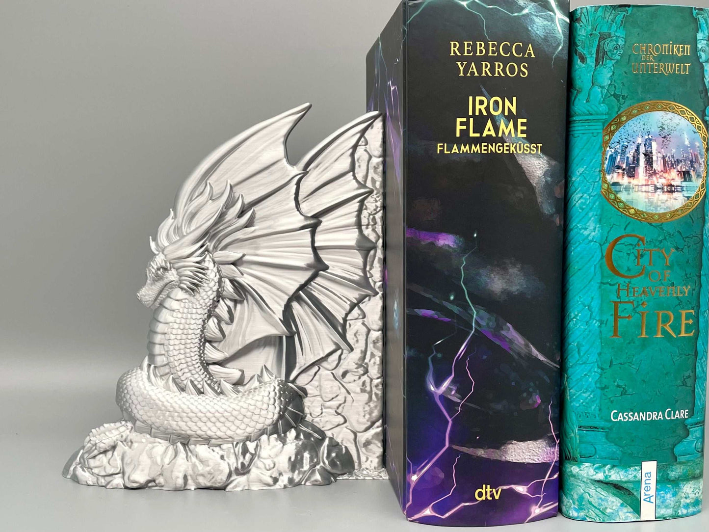 Drachen Buchstütze, Dekoration für Bücherregal, Buchliebhaber - Drachen Buchstütze - TM Zone Shopn-