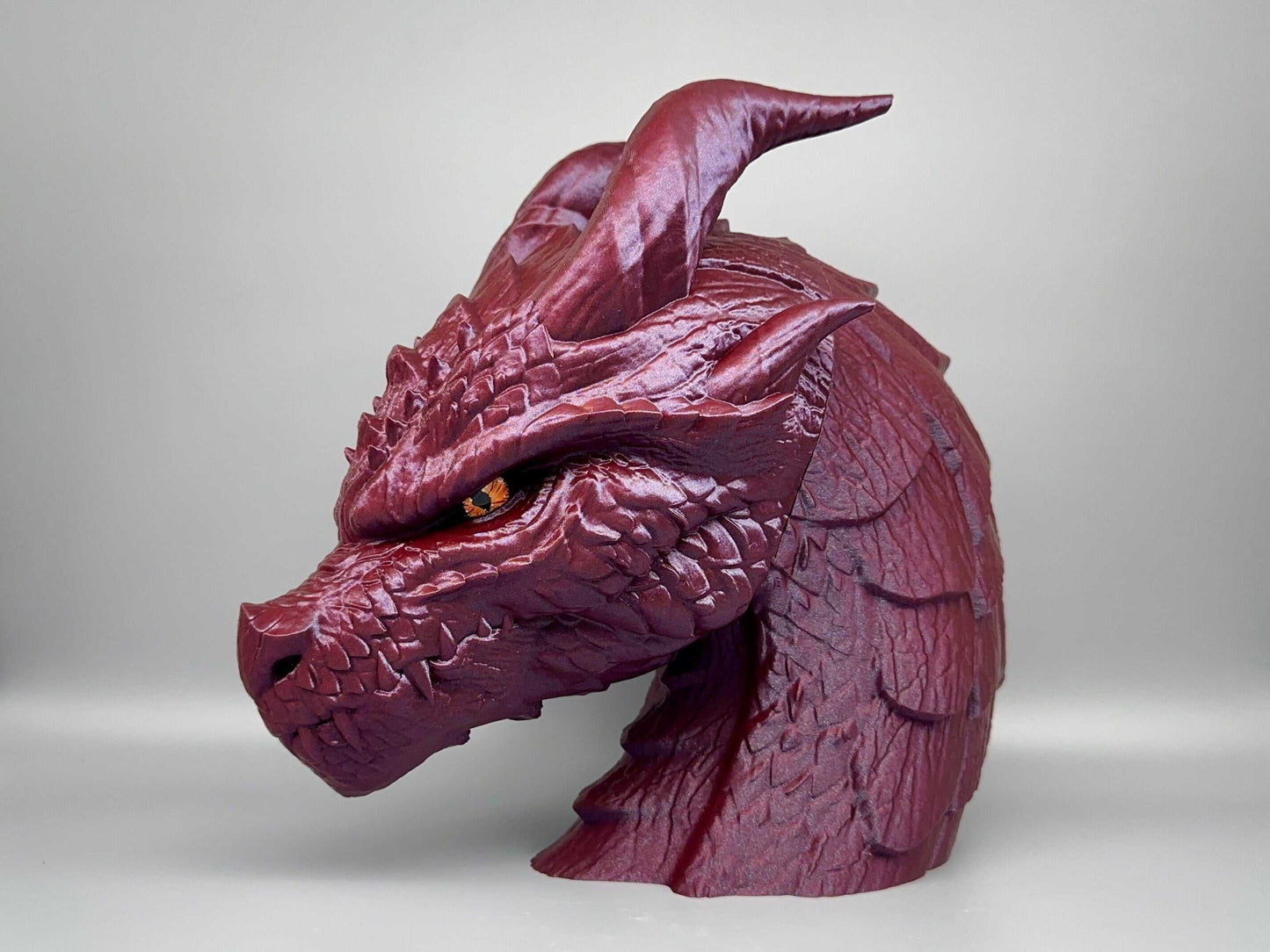 Drachen Kopfhörerständer, Drachenbüste, Drachen Statue, Drachen Wandde - Drachen Kopfhörerständer, Drachenbüste, Drachen Statue, Drachen Wanddeko - TM Zone Shop