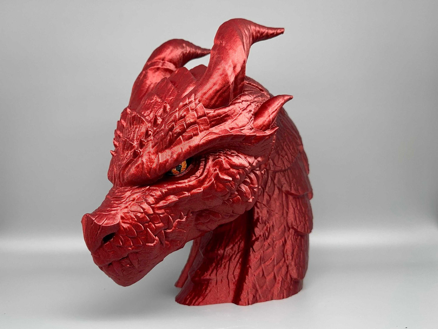 Drachen Kopfhörerständer, Drachenbüste, Drachen Statue, Drachen Wandde - Drachen Kopfhörerständer, Drachenbüste, Drachen Statue, Drachen Wanddeko - TM Zone Shop